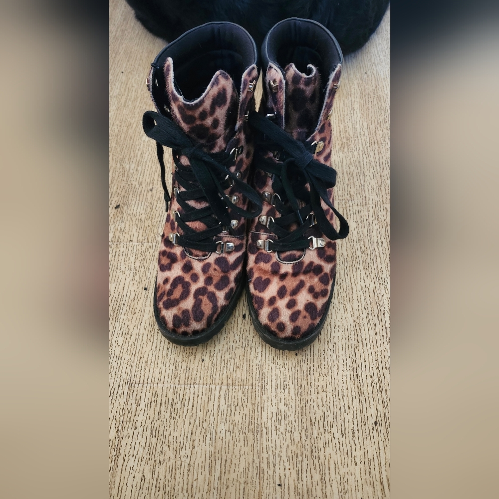 SOLD Aldo Leopard Print Women's Boots